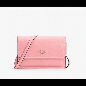 Coach fold over belt bag - pink